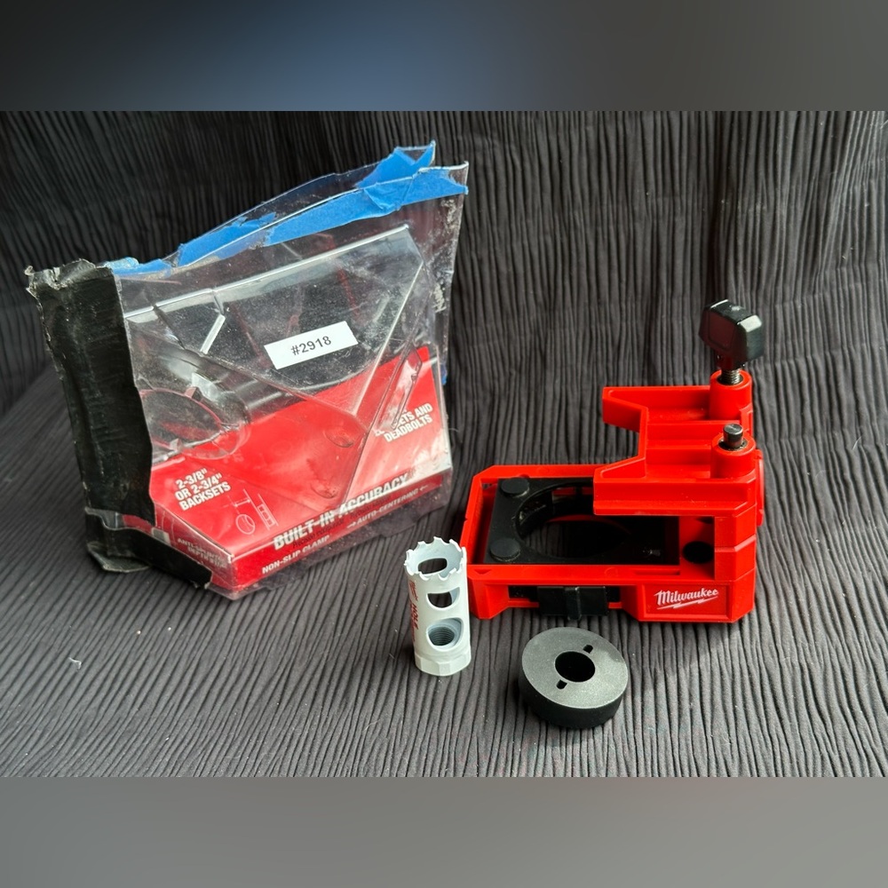 #2918 Milwaukee Door Lock Installation Bi-Metal Hole Saw Set